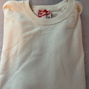 Cream Sweatshirt by The Blank Lab